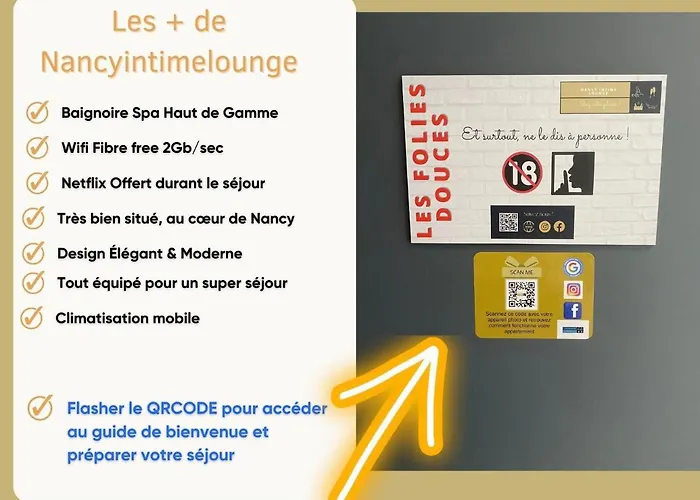 Les Folies Douces & By Nancyintimelounge Appartamento